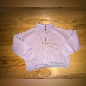 Purple half zip